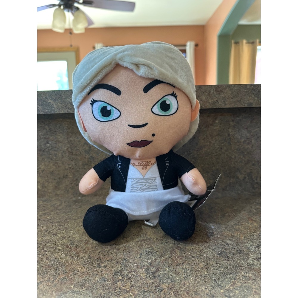 Toy Factory Chucky Tiffany Valentine 10" Big Head Plush Child's Play Bride NWT